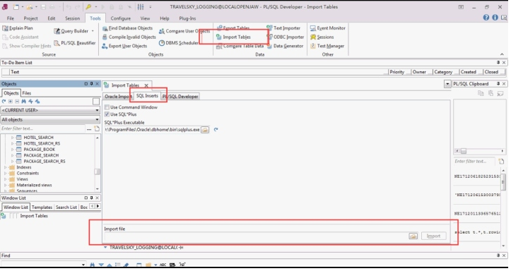 plsql如何执行sql语句