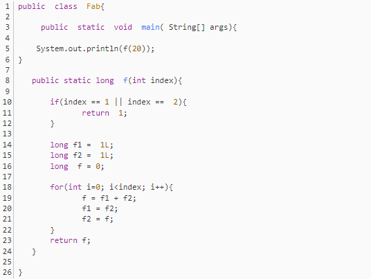 Java基础学习：java方法递归调用