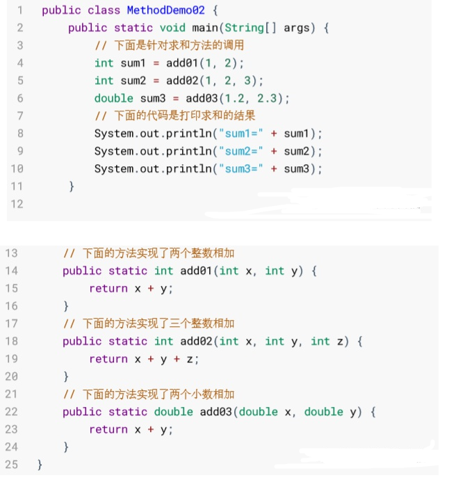 Java基础教学内容之java中的方法