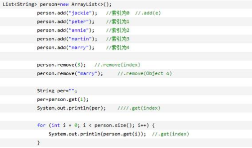 Java编程基础中list的用法