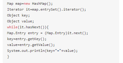 java hashmap的遍历