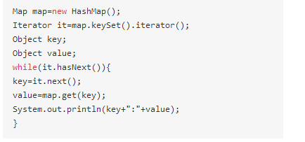 java hashmap的遍历